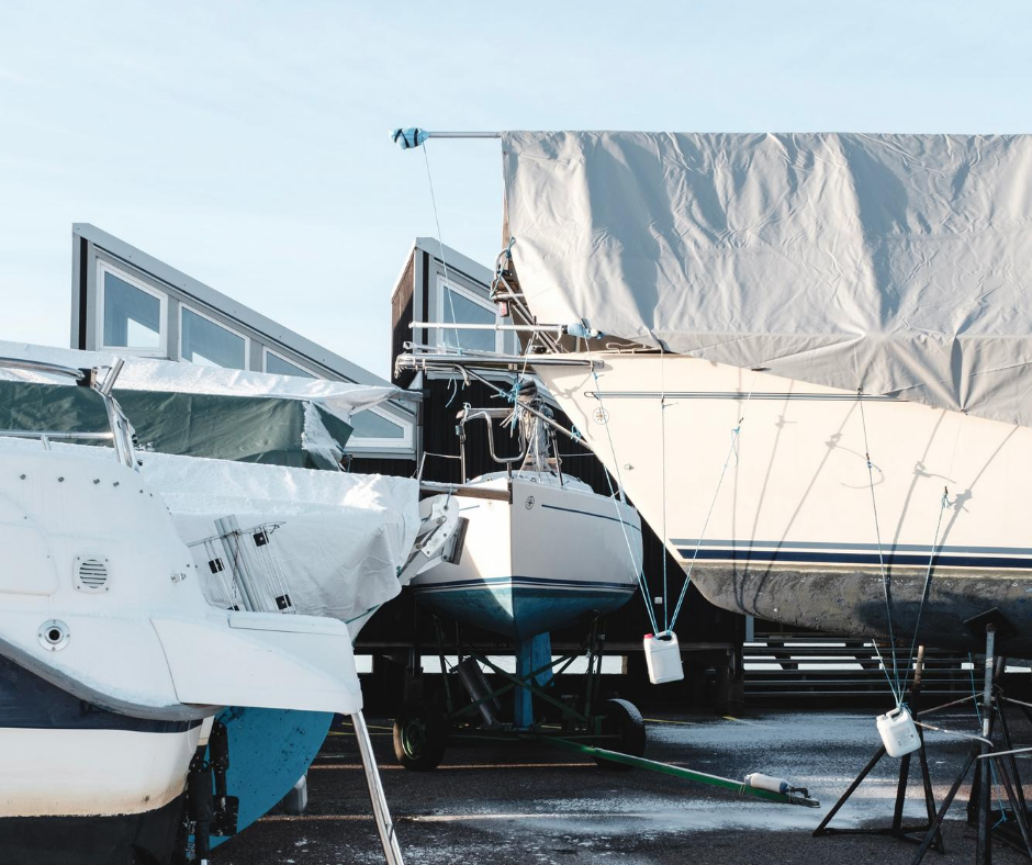 Wintering boat - AMG M Yachting shipyard - M Group - Port de Mandelieu La Napoule 